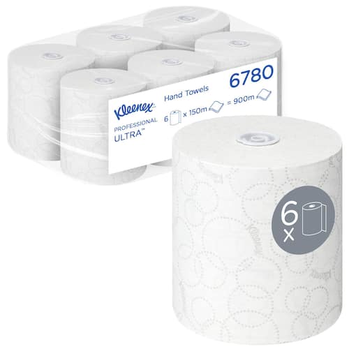 Kleenex® Pappershandduk Ultra Paper Towels vit