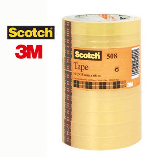 Scotch® Tejp 508 genomskinlig 19mmx66m
