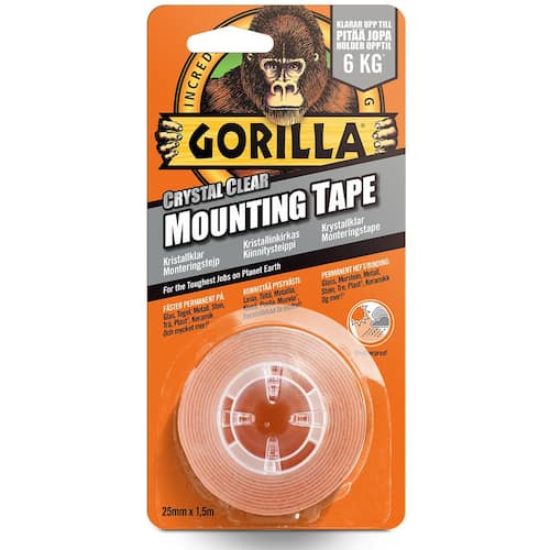 Tape GORILLA monteringstape 1,5m