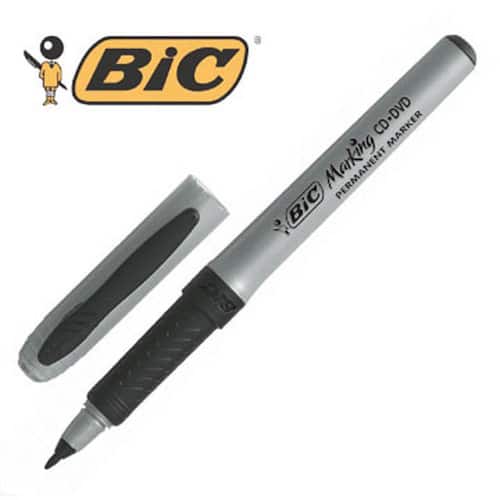 BIC® Märkpenna Marking™ CD/DVD-Marker permanent tunn 0,7 mm linjebredd svart