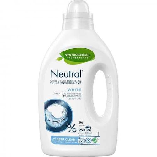 Neutral Tvättmedel flytande White 1l
