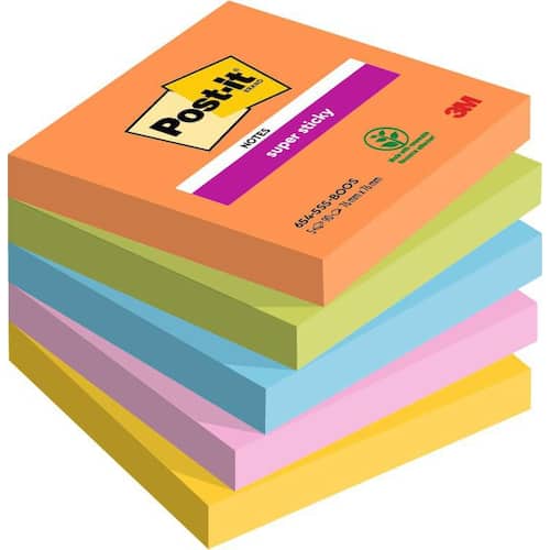 Post-it® Notes Supersticky Boost Collection 76x76mm