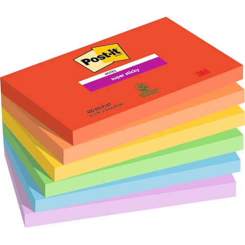 Post-it® Notes Supersticky Playful 76x127mm