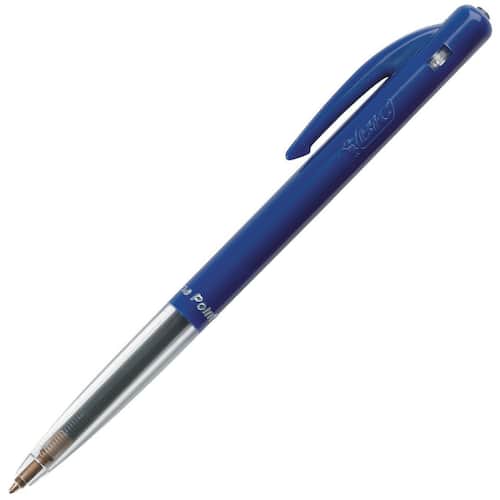 BIC® Kulpenna M10 Clic™ tunn spets på 0,7 mm blå