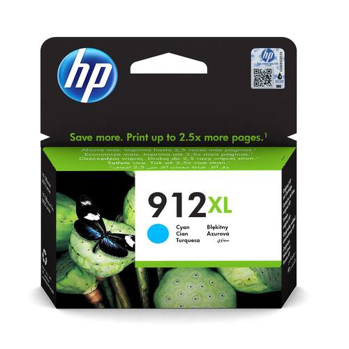HP 912 XL-bläckpatron hög kapacitet cyan 9,19 ml