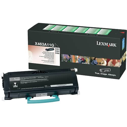 Lexmark Toner X463A11G svart