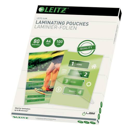 Leitz Laminat A4 80mic klar