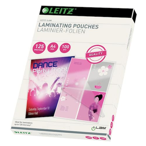 Leitz Laminat A4 125mic klar