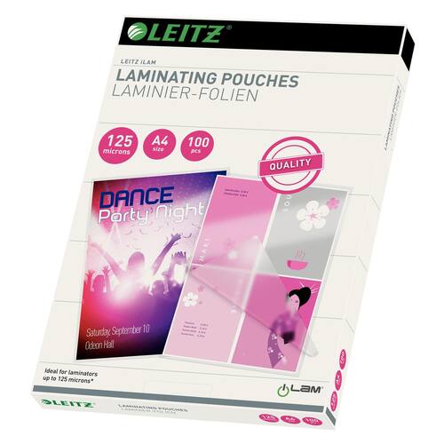 Leitz Laminat A4 125mic klar