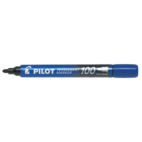 Pilot Märkpenna SCA 100 2-4,5 rund spets blå