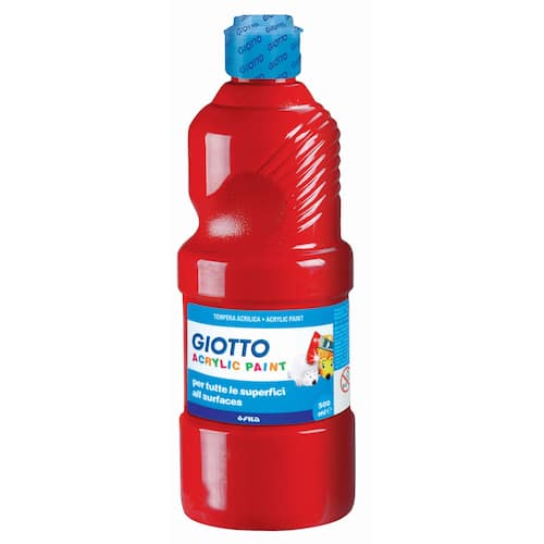 Läs mer om GIOTTO Akrylfärg Giotto 500 ml röd