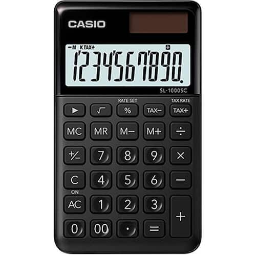 Casio Miniräknare SL-1000SC svart