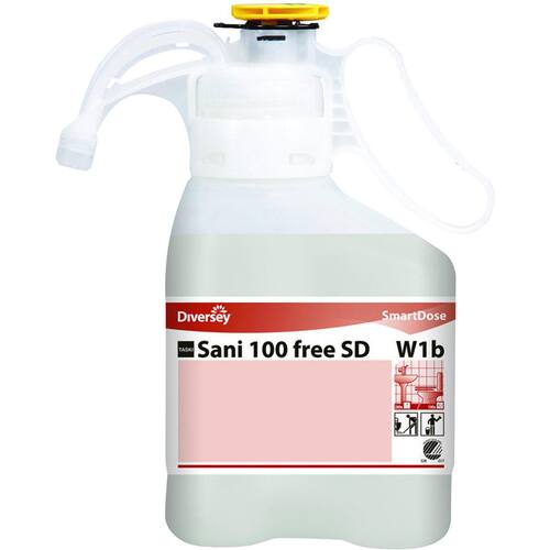 Taski Sani 100 free SD W1b koncentrerad rengöringsvätska, sprayflaska 1,4 liter