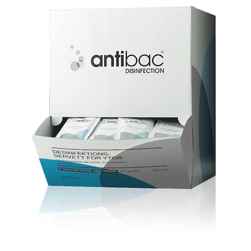 antibac Desinfektionsservett yta singelpack