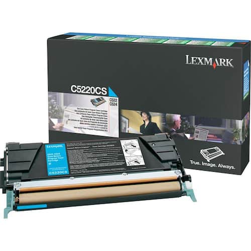 Lexmark Toner X644H11E C5220CS cyan singelförpackning