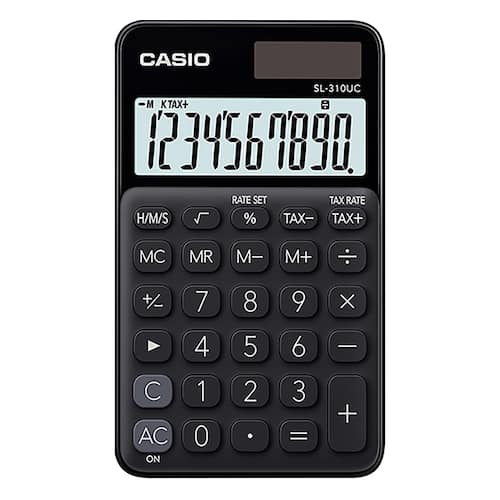 Casio Miniräknare SL-310UC Svart