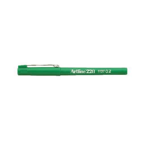 Artline Fineliner 220 0,2 mm grön