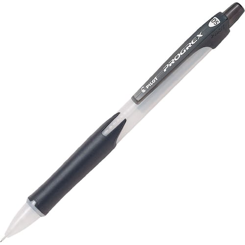 Pilot Begreen Stiftpenna Progrex 0,5 mm stift pennkropp med greppzon svart