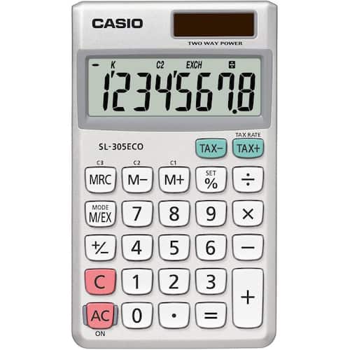 Casio Miniräknare SL-305ECO