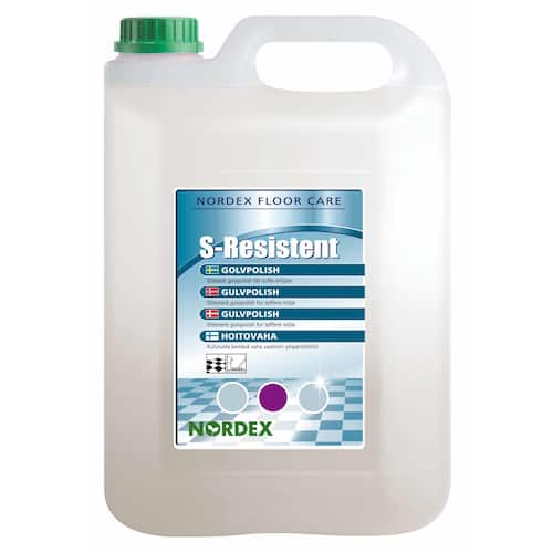 NORDEX Golvpolish Resistant för linoleum- plast- och stengolv 5 l