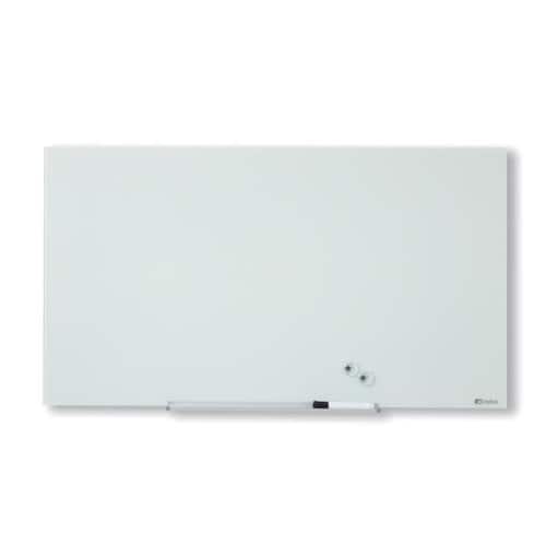 Nobo Whiteboard Glastavla i widescreenformat väggmonterad magnetisk glasyta 45” klarvit