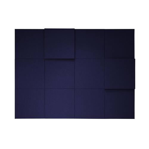 Läs mer om Bordsskärm m.beslag 83x65 Salsa 40-m.blå