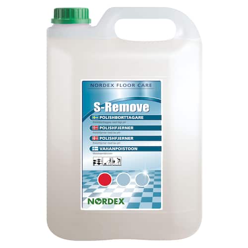 NORDEX Golvpolishborttagning S-Remove för linoleum- plast- och stengolv 5 l