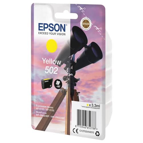 Produktfoto för Epson Bläckpatron C13T02V44010 T502 Gul