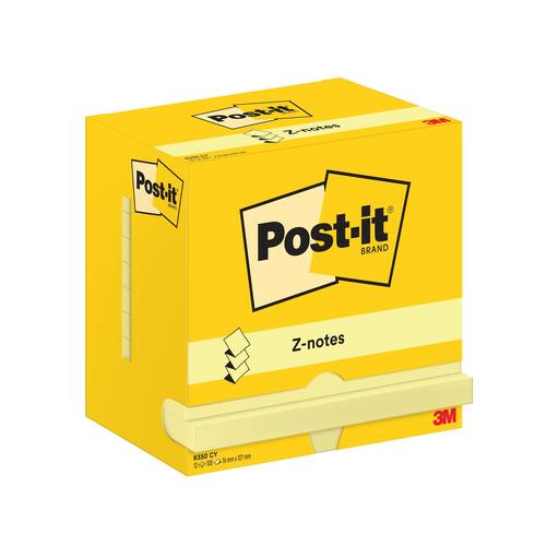 Post-it® Notes POST-IT Z-block 76x127mm gul