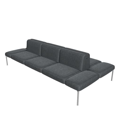 deNord Design Soffa Sona 4-sits dubbel SO/402/N/83 grå