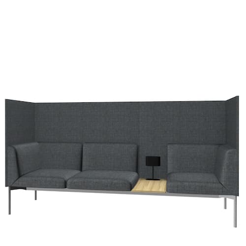 deNord Design Sona 3,5-sits soffa SO/351/W/61/L grå