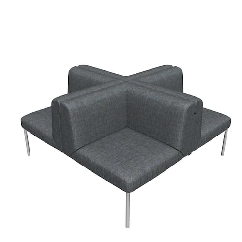 deNord Design Soffa Sona 2-sits dubbel SO/202/N/71 grå