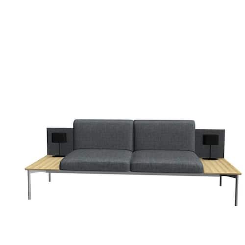 deNord Design Soffa Sona 3-sits SO/301/N/49 grå