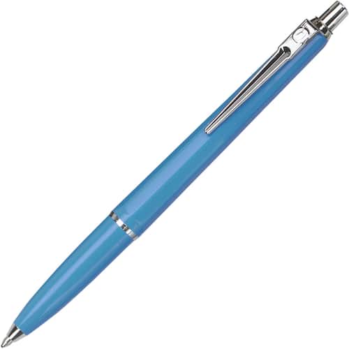 BALLOGRAF Kulpenna Epoca ljusblå pennkropp mediumspets ljusblått bläck