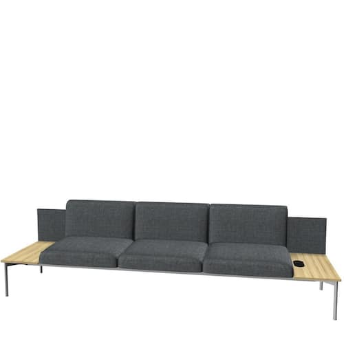 deNord Design Soffa Sona 4-sits SO/401/N/65 grå