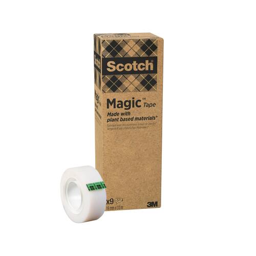 Scotch® Magic™ tejp A Greener Choice genomskinlig 19 mm x 33 m