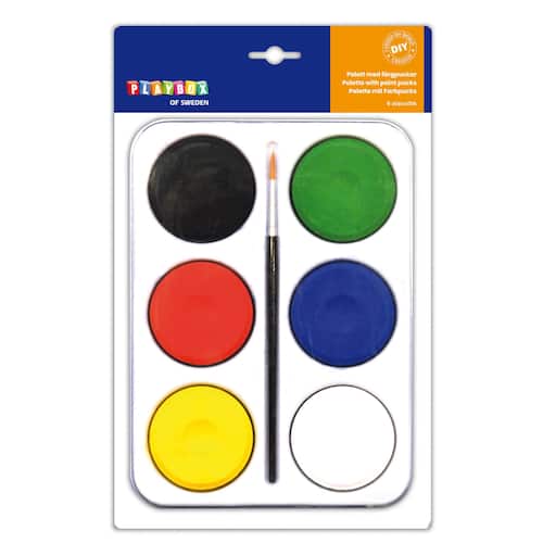 PLAYBOX Palett med färgpuckar ø55-57 mm