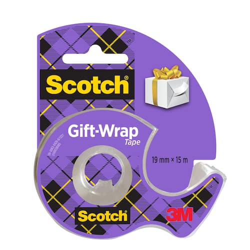 Scotch® Presenttejp inkl. hållare 19mmx15m