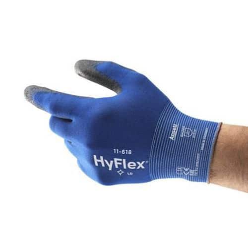 HyFlex® Handske 11-618 S9 blå PAR