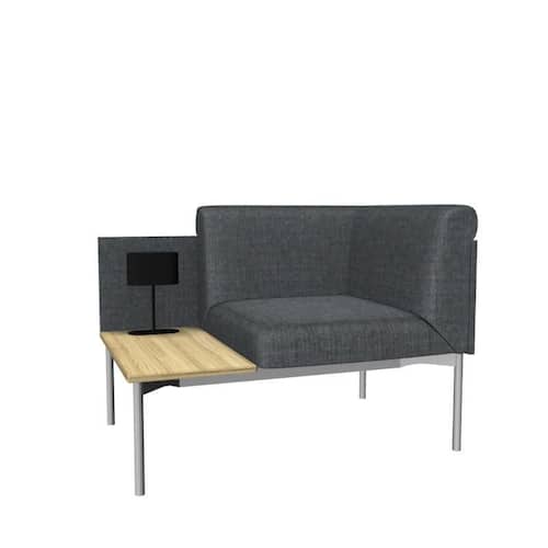 deNord Design Stol Sona 1,5-sits SO/151/N/12/P grå