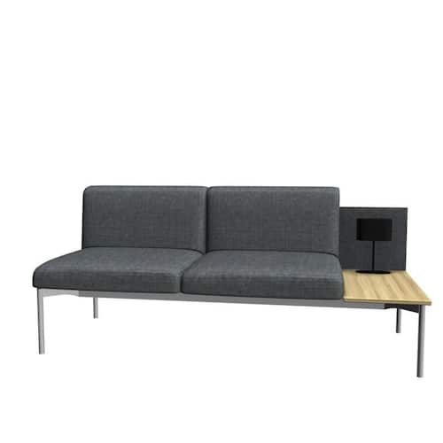 deNord Design Soffa Sona 2,5-sits SO/251/N/26/L grå