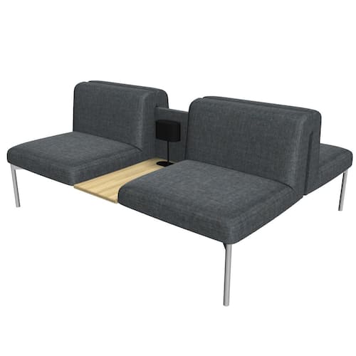 deNord Design Soffa Sona 2,5-sits SO/252/N/74 grå