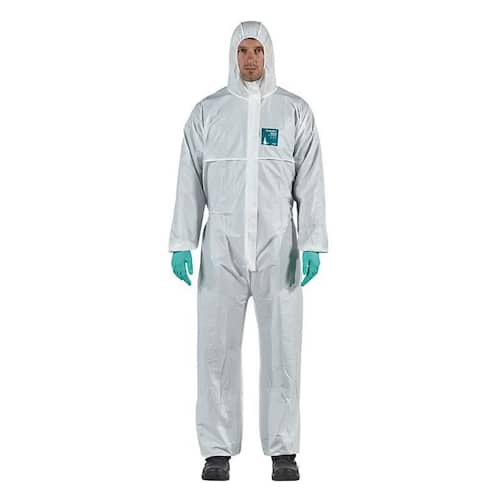 Ansell Skyddsoverall ALPHATEC COMFORT vit M