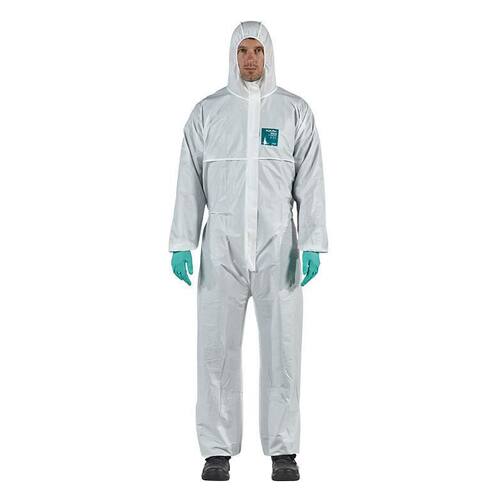 Ansell Skyddsoverall ALPHATEC COMFORT vit XL