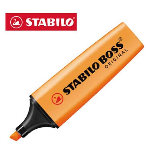 STABILO Överstrykningspenna BOSS® ORIGINAL orange snedskuren spets 2 + 5 mm 70/54