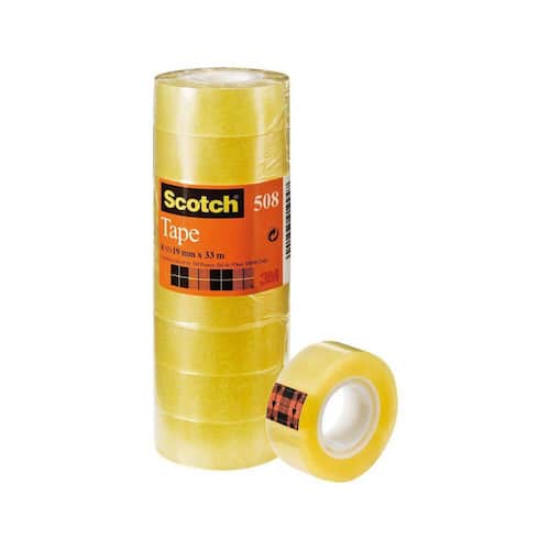 Scotch® Tejp 508 genomskinlig 19mmx33m