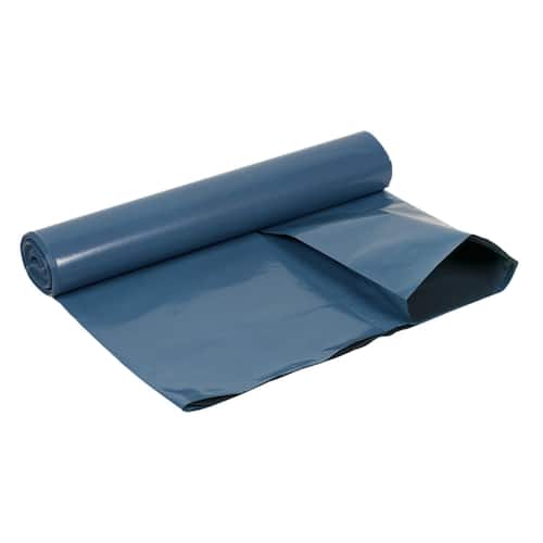 Staples Plastsäck LD-coex 160L 55my blå/svart