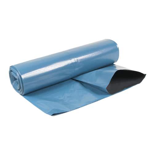 Non brand Plastsäck LD-coex 125L 55my blå/svart