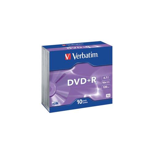 Verbatim DVD+R 4.7GB Print Jewel