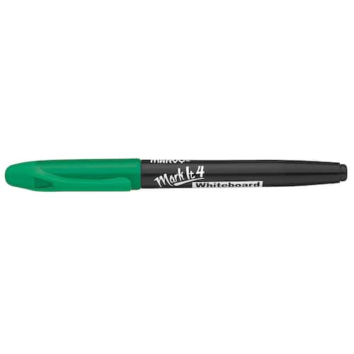 Marvy Whiteboardpenna MarkIt 4 icke-permanent alkoholbaserat bläck 2 mm mediumspets grön